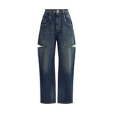 Margiela Denim Jeans with Cut-Out Detail - Jeans