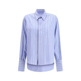 Margiela Light Blue Cotton Pattern Shirt