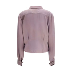 Margiela Purple Silk Dress Shirt