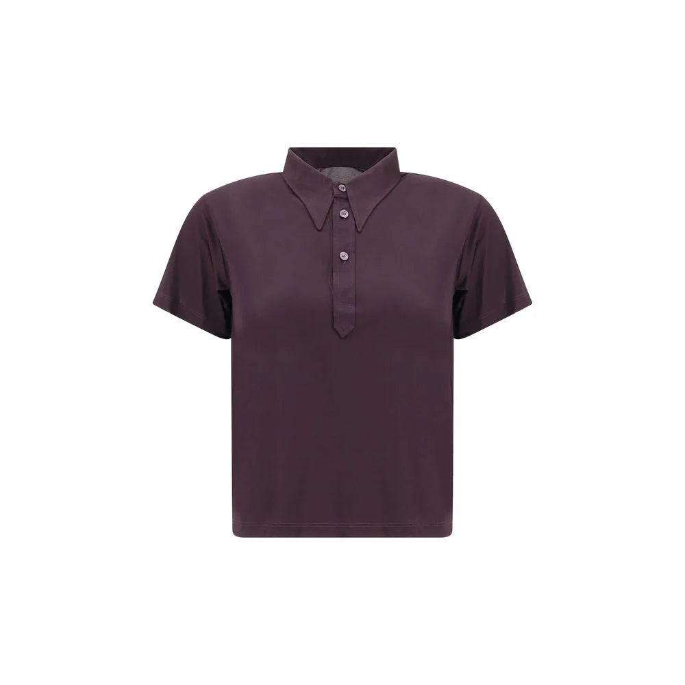 Margiela Semi-sheer polo Shirt - S