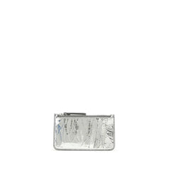 Margiela Silver Calf Leather Bos Taurus Wallet