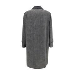 Margiela Single-breasted coat in virgin wool blend