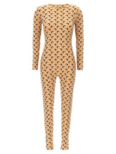 Marine Serre Beige Polyamide Jumpsuit