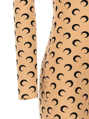 Marine Serre Beige Polyamide Jumpsuit