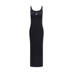 Marine Serre Black Cotton Casual Dress