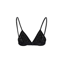Marine Serre Black Polyamide Bra - M