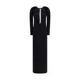 Marine Serre Black Viscose Casual Dress