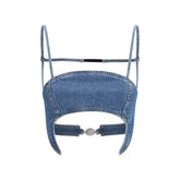 Camicia in denim blu Marine Serre