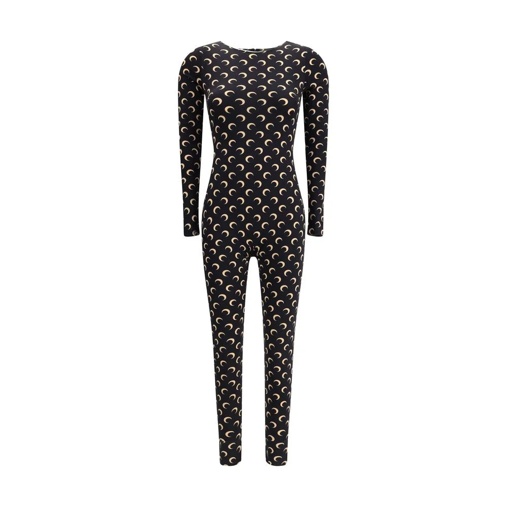 Marine Serre Brown Polyamide Jumpsuit