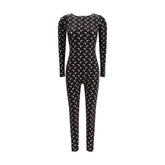 Jumpsuit maro Marine Serre din poliamidă - S
