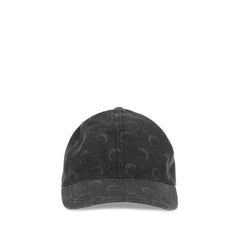 Marine Serre Moon Laser Denim Baseball Hat - UNI