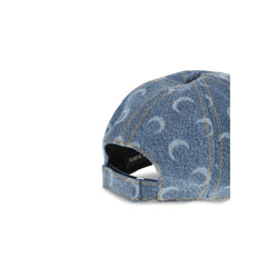 Marine Serre Moon Laser Denim Baseball Hat - UNI - Baseball Caps