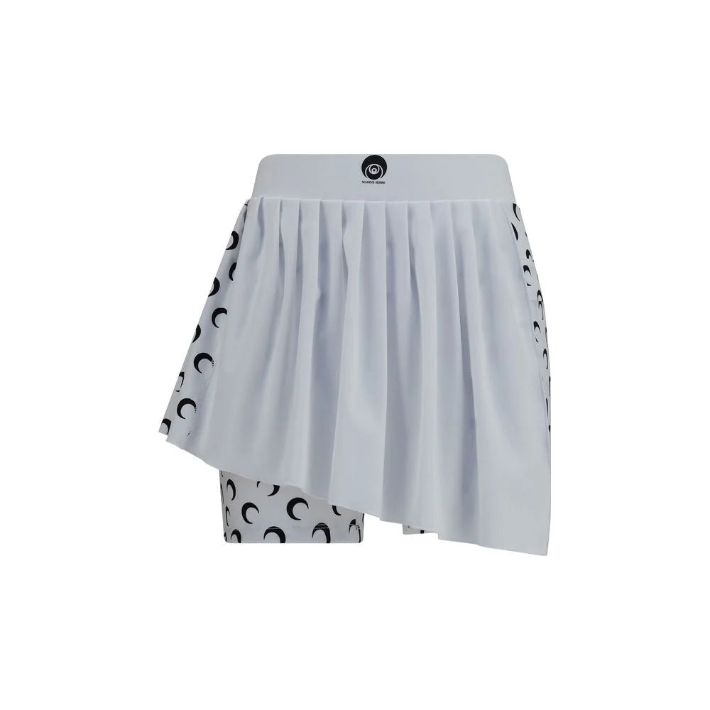 Marine Serre White Polyamide Short And Mini Shorts