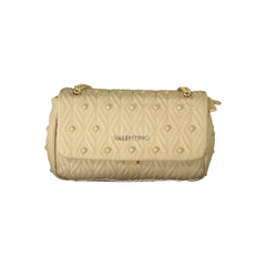 Mario Valentino Beige Polyester Handbag - Shoulder Bags