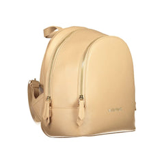 Mario Valentino Beige Polyethylene Backpack - Backpacks