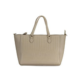 Mario Valentino Beige Polyethylene Handbag - Shopper Bags