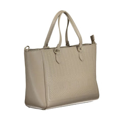 Mario Valentino Beige Polyethylene Handbag - Shopper Bags