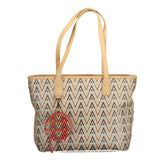 Mario Valentino Beige Polyethylene Handbag - Shopper Bags