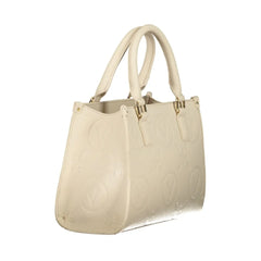 Mario Valentino Beige Polyethylene Handbag - Shoulder Bags