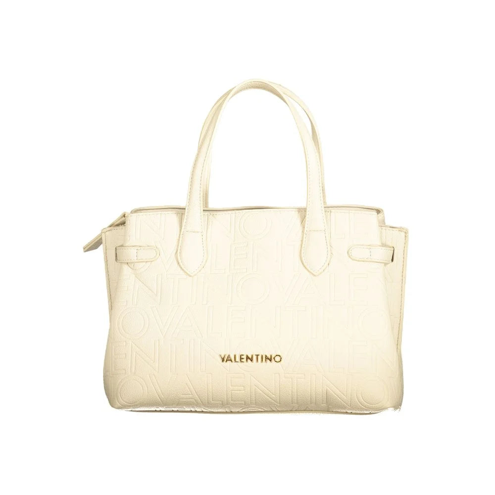Mario Valentino Beige Polyethylene Women Handbag - Shopper Bags