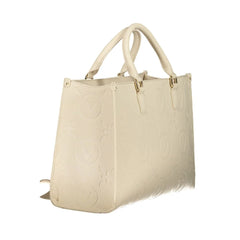 Mario Valentino Beige Polyethylene Women Handbag - Shopper Bags