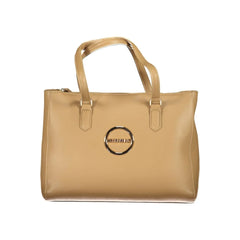 Mario Valentino Beige Polyethylene Women Handbag - Shopper Bags