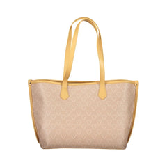 Mario Valentino Beige Polyethylene Women Handbag - Shopper Bags