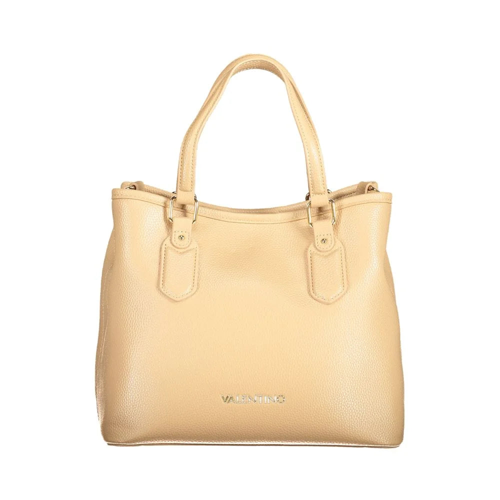 Mario Valentino Beige Polyethylene Women Handbag - Shopper Bags