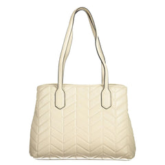 Mario Valentino Beige Polyethylene Women Handbag - Shopper Bags