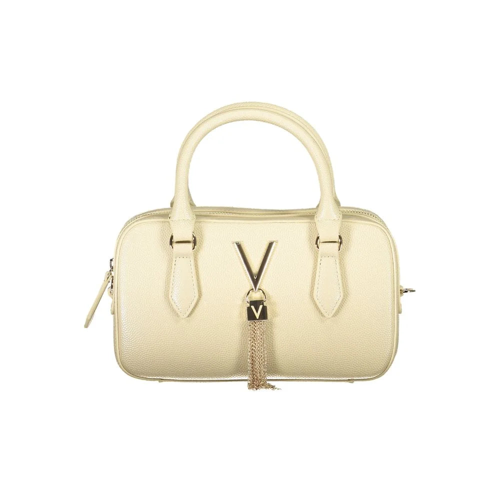 Mario Valentino Beige Polyethylene Women Handbag - Shoulder Bags