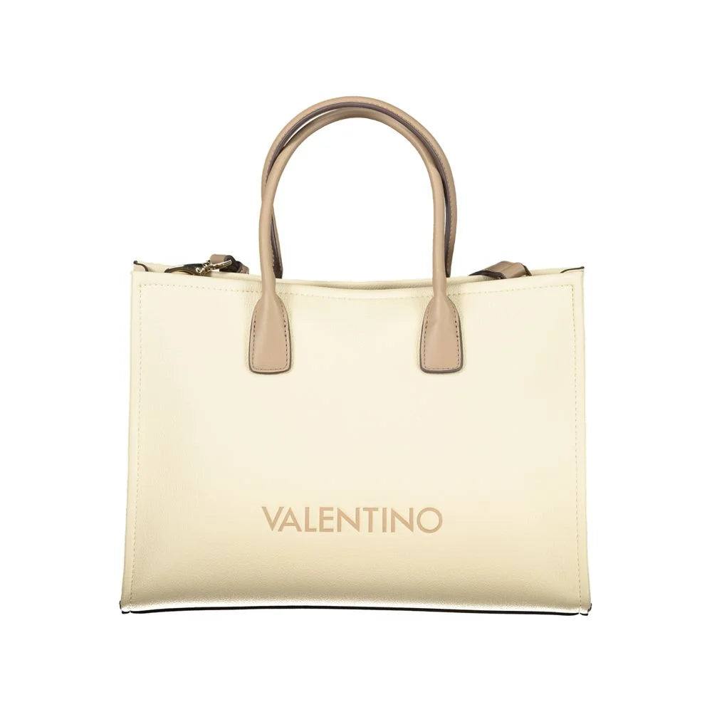 Mario Valentino Beige Polyurethane Women Handbag