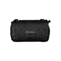 Mario Valentino Black Polyester Handbag - Shoulder Bags