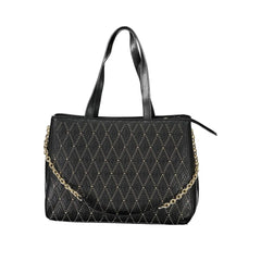 Mario Valentino Black Polyethylene Handbag - Shopper Bags