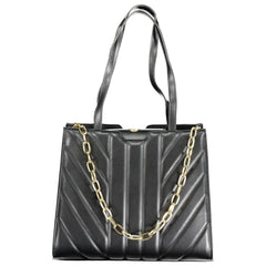 Mario Valentino Black Polyethylene Handbag - Shopper Bags