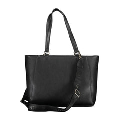 Mario Valentino Black Polyethylene Handbag - Shopper Bags
