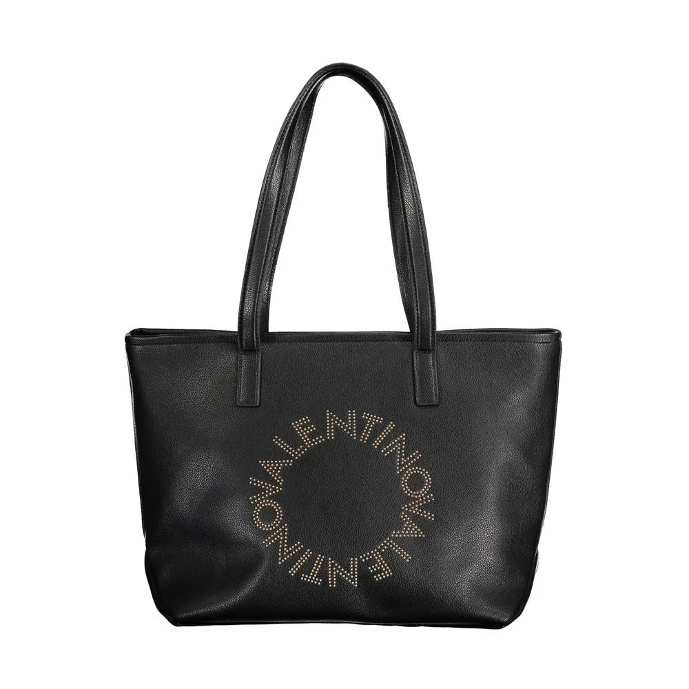 Mario Valentino Black Polyethylene Handbag - Shopper Bags