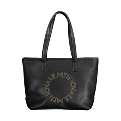 Mario Valentino Black Polyethylene Handbag - Shopper Bags