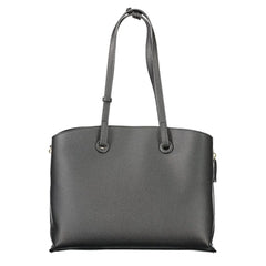 Mario Valentino Black Polyethylene Women Handbag - Shopper Bags