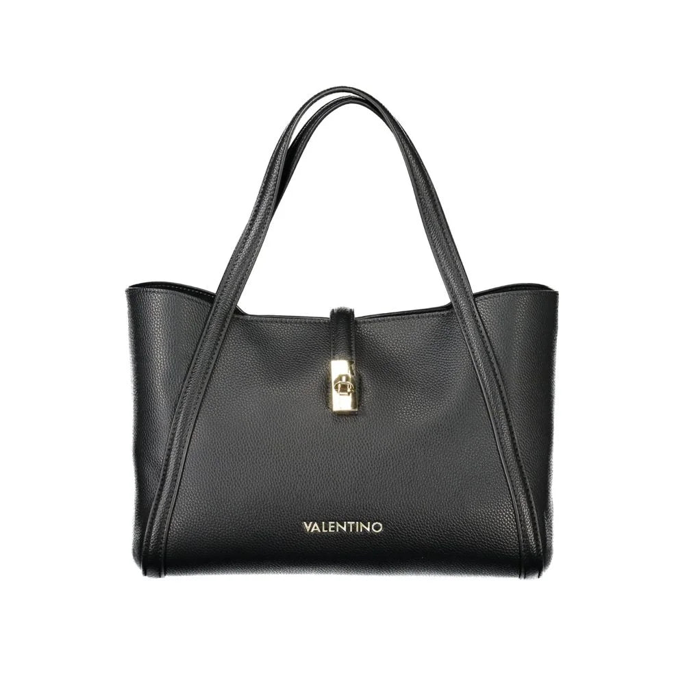 Mario Valentino Black Polyethylene Women Handbag - Shopper Bags