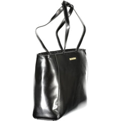 Mario Valentino Black Polyethylene Women Handbag - Shopper Bags