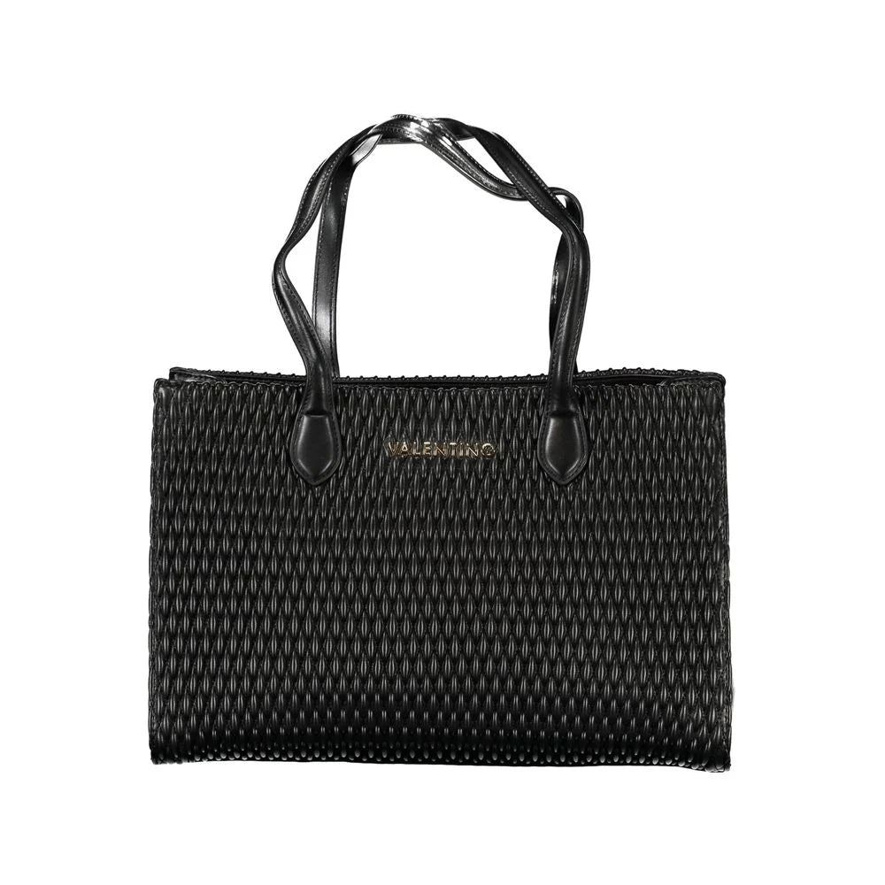 Mario Valentino Black Polyethylene Women Handbag - Shopper Bags