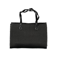 Mario Valentino Black Polyethylene Women Handbag - Shopper Bags