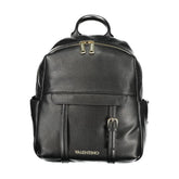 Mario Valentino Black Polyurethane Women Backpack