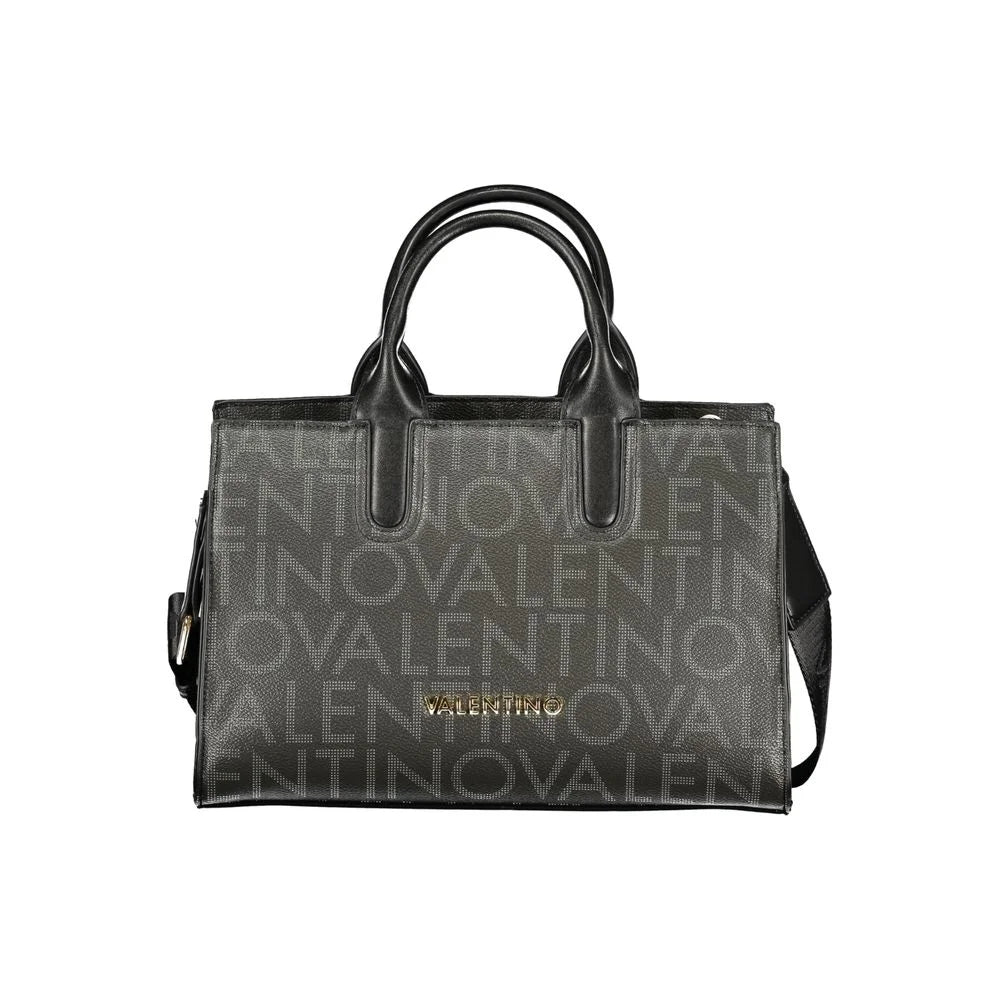Mario Valentino Black Polyurethane Women Handbag