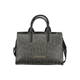 Mario Valentino Black Polyurethane Women Handbag
