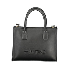 Mario Valentino Black Polyurethane Women Handbag