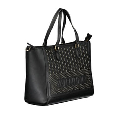 Mario Valentino Black Polyurethane Women Handbag