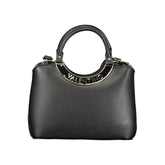 Mario Valentino Black Polyurethane Women Handbag