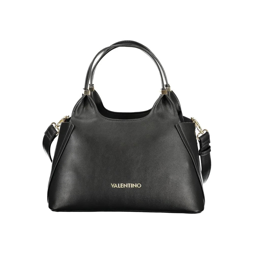 Mario Valentino Black Polyurethane Women Handbag