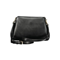 Mario Valentino Black Polyurethane Women Handbag
